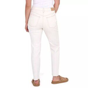 Seven7 Premium Brand Womens Slim Straight High Rise Jeans Bone NWT Size 16